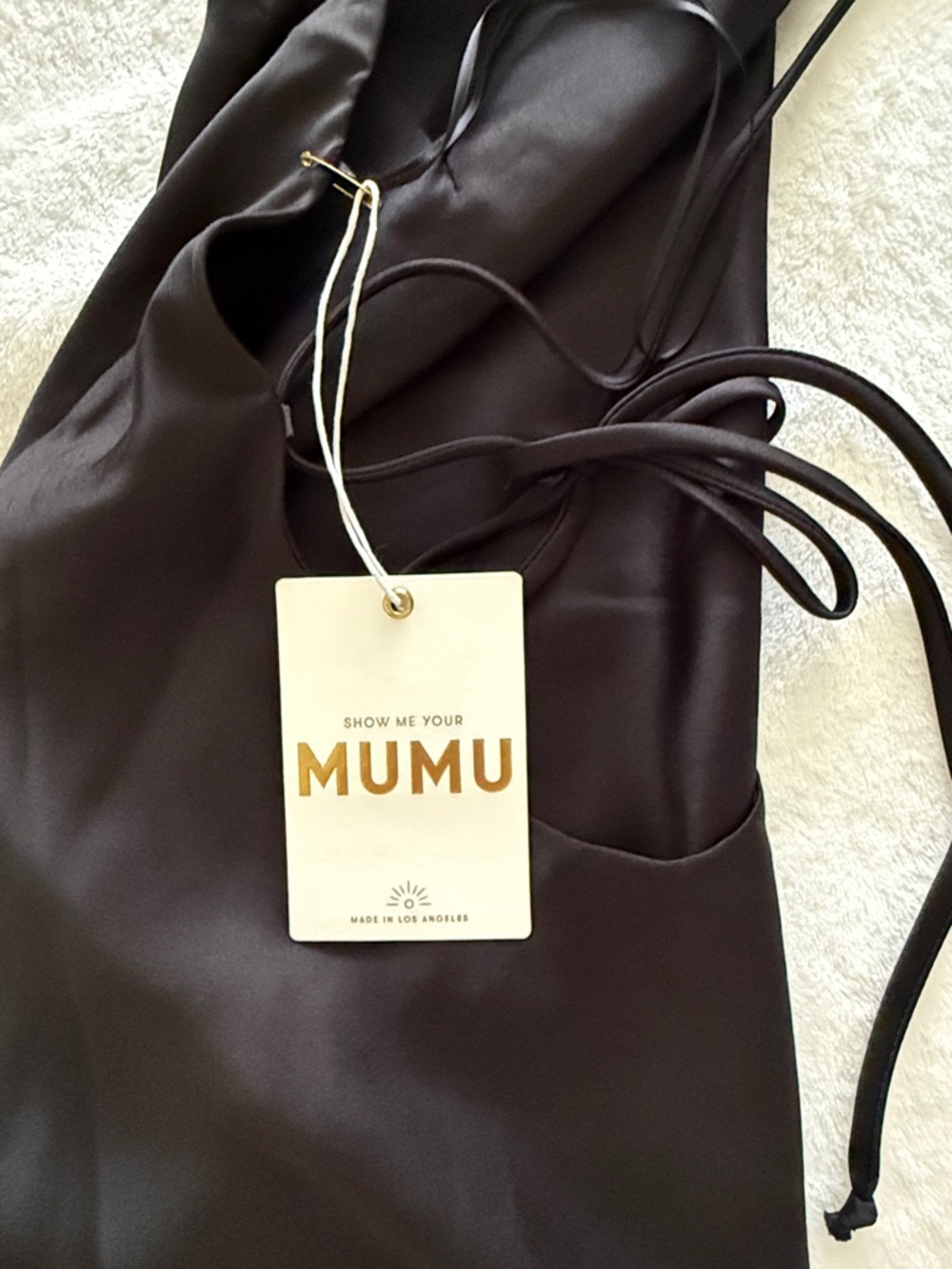 Show Me Your MuMu Black Halter Mini Dress - Jazzy Dress size small - Picture 5 of 6